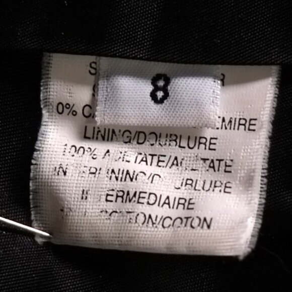 *SOLD* Mallia dark grey wool/cashmere midi winter coat - Picture 8 of 10